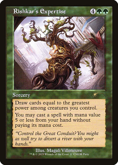 Rishkar's Expertise (Retro Frame foil) | Inglés | NM | PW25