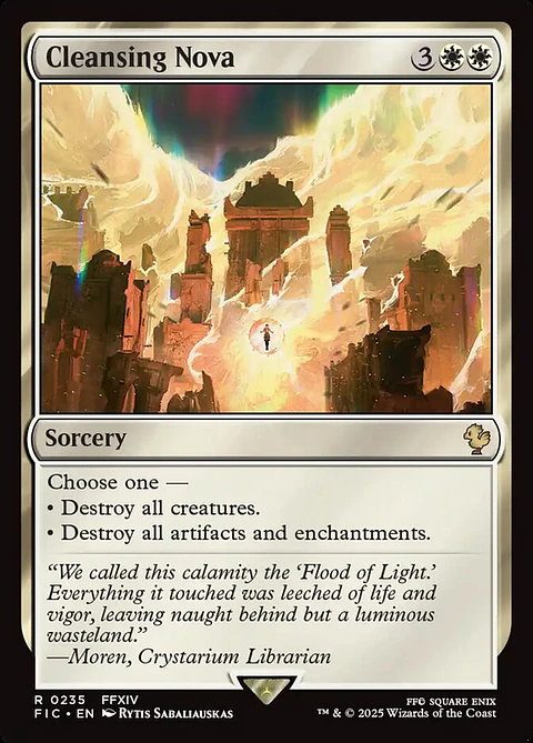 Cleansing Nova (Surge foil) | Español | NM | FIC