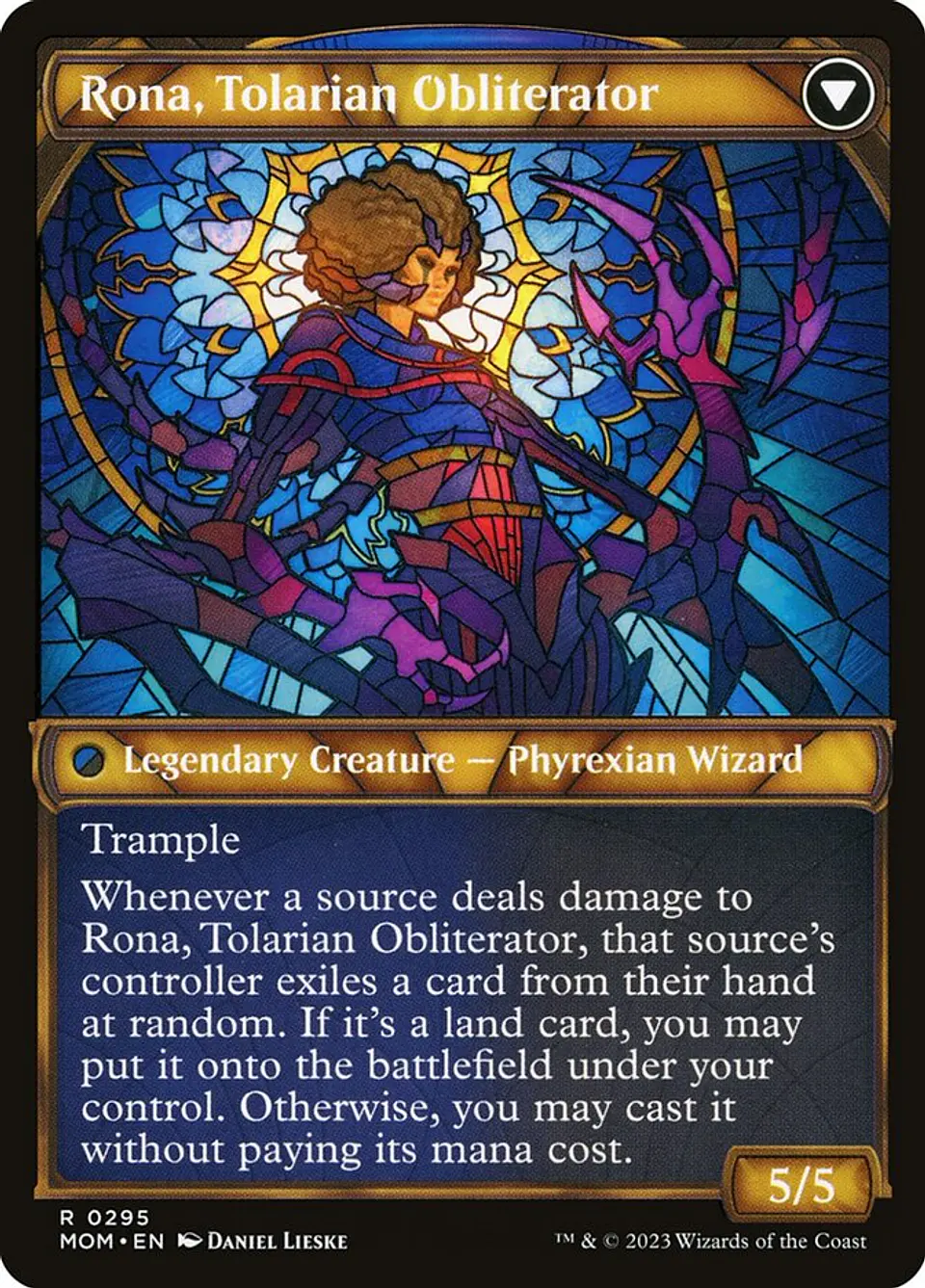 Rona, Herald of Invasion // Rona, Tolarian Obliterator (Showcase) | Español | NM | MOM 2