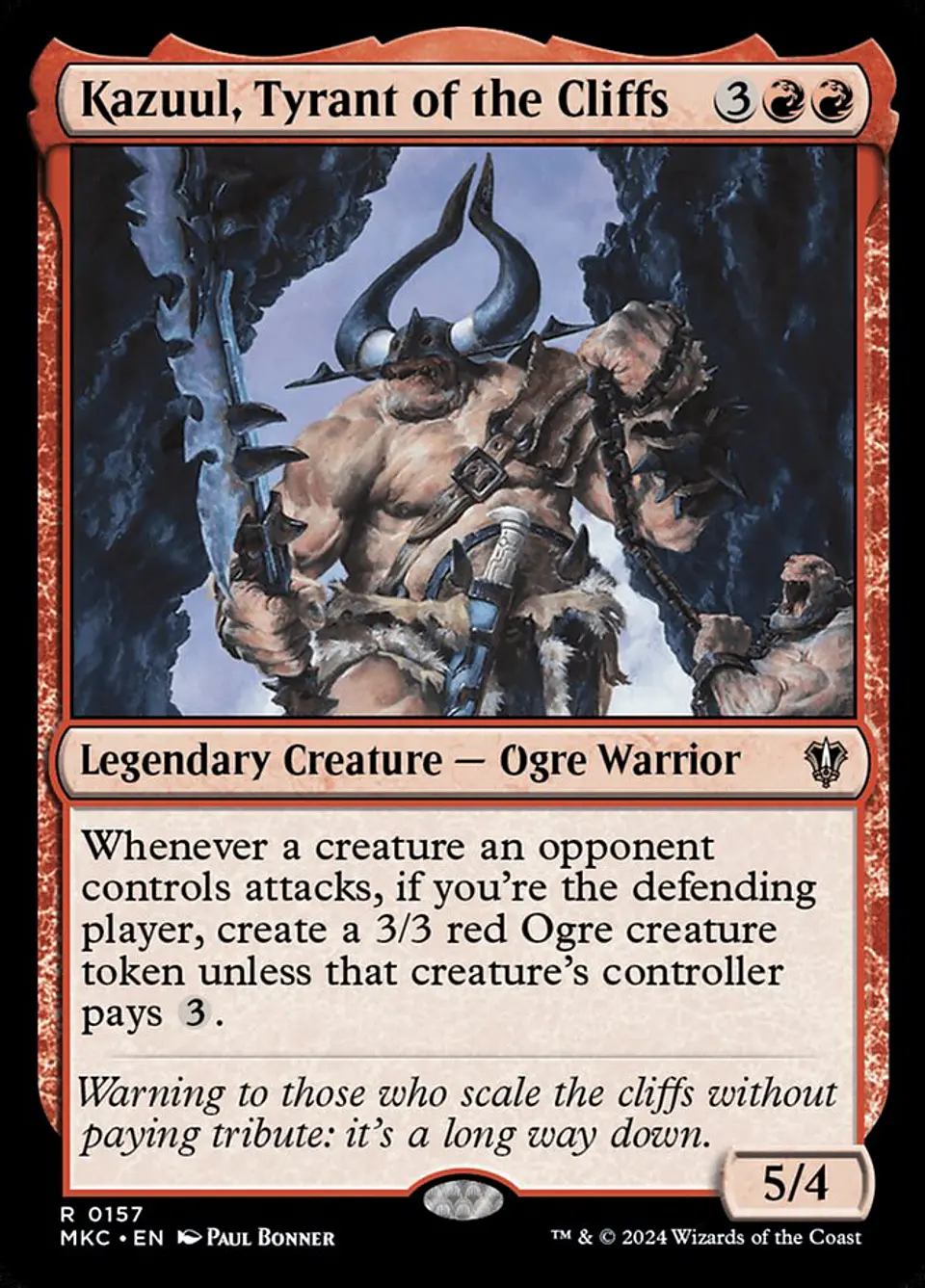 Kazuul, Tyrant of the Cliffs | Inglés | NM | MKC 1