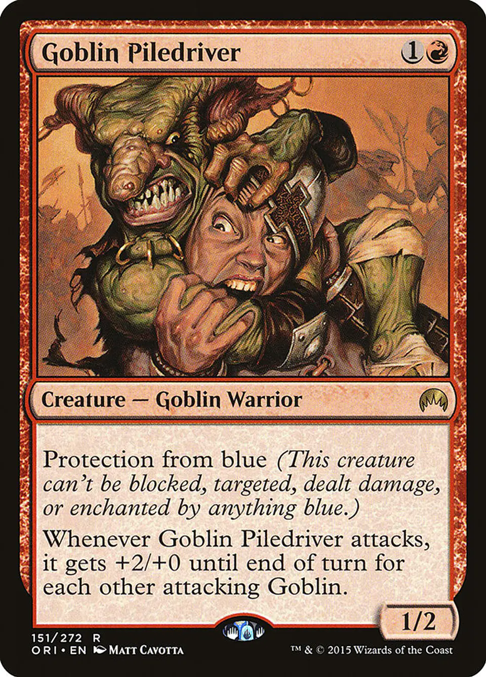 Goblin Piledriver | Español | NM | ORI 1