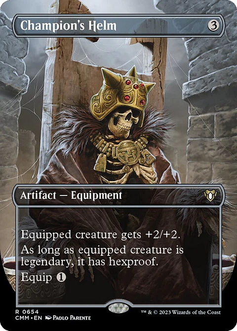 Champion's Helm (Borderless foil) | Inglés | NM | CMM