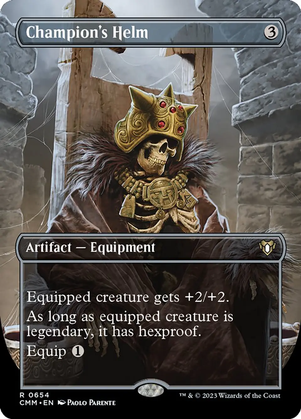 Champion's Helm (Borderless foil) | Inglés | NM | CMM 1