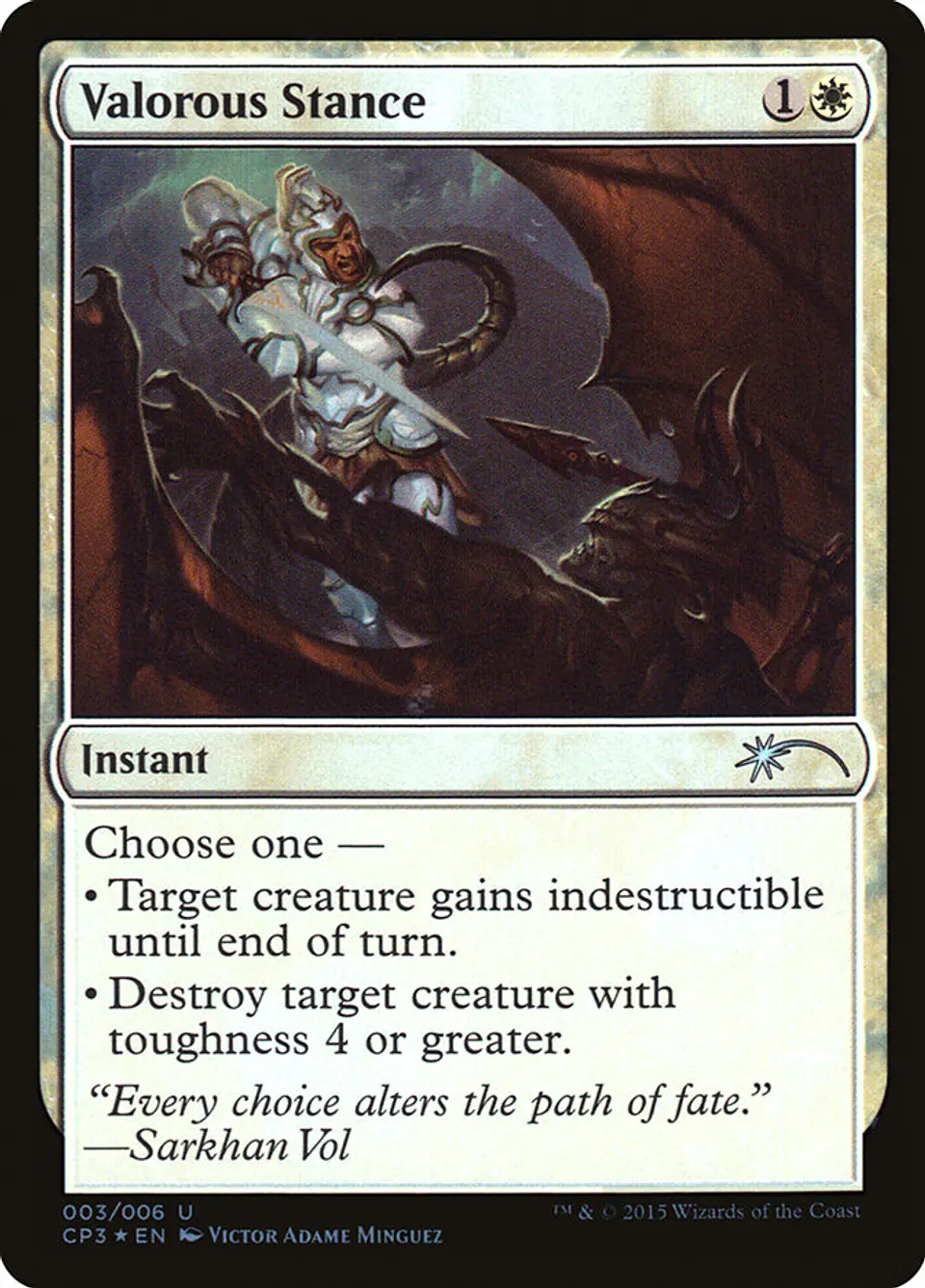 Valorous Stance (foil) | Inglés | NM | CP3 1