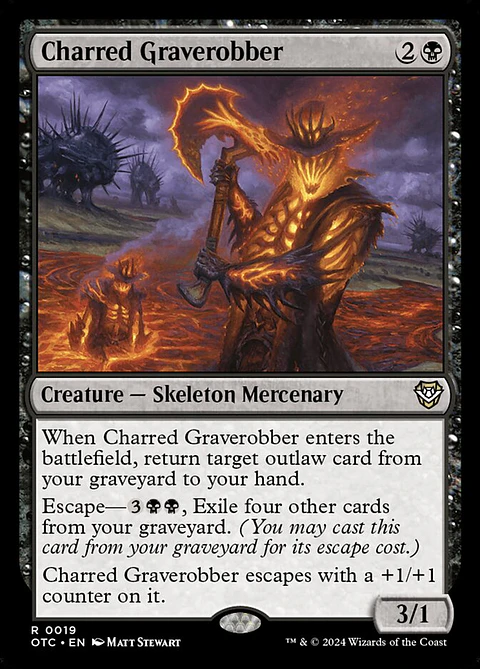 Charred Graverobber | Inglés | NM | OTC