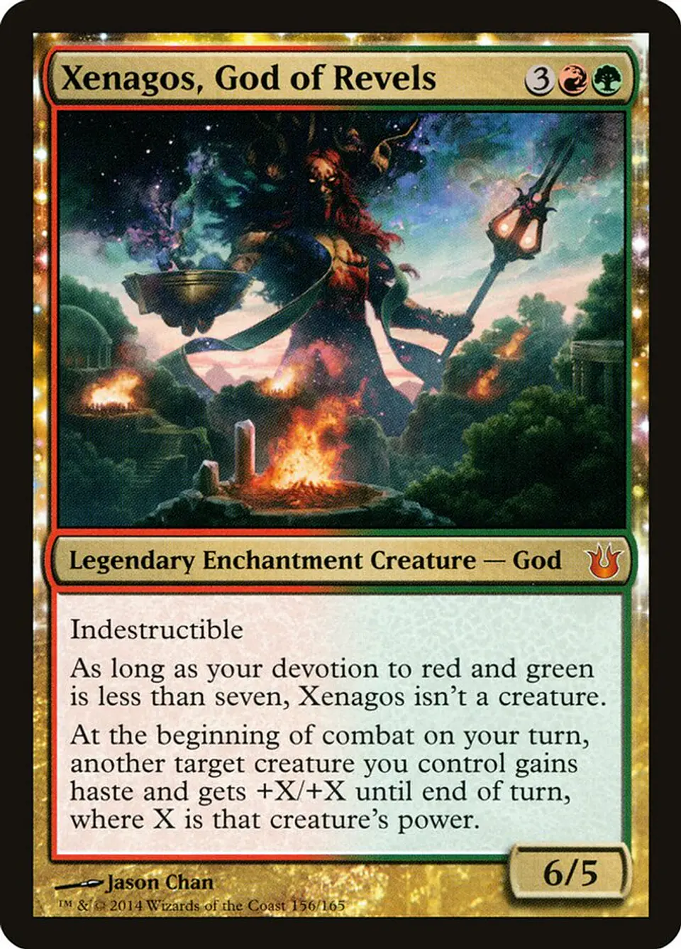 Xenagos, God of Revels | Inglés | EX | BNG 1