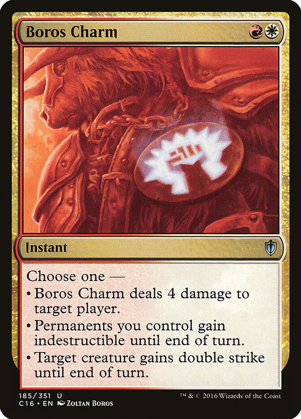 Boros Charm | Inglés | EX | C16 1