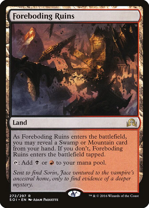 Foreboding Ruins | Inglés | EX | SOI
