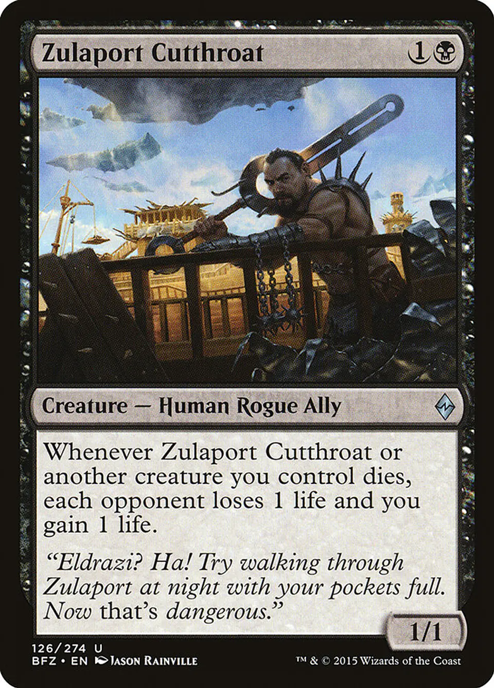Zulaport Cutthroat | Inglés | EX | BFZ 1