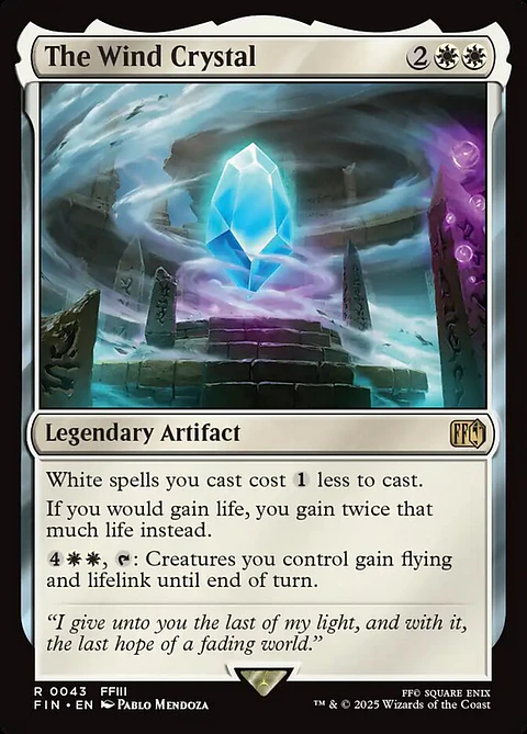 The Wind Crystal (foil) | Inglés | EX | FIN