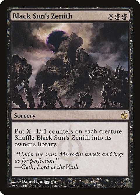 Black Sun's Zenith | Inglés | EX | MBS