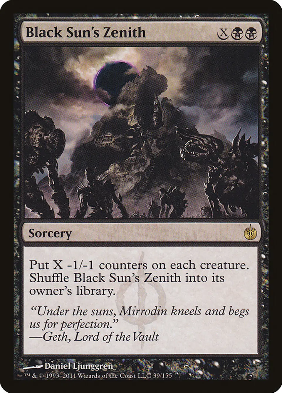 Black Sun's Zenith | Inglés | EX | MBS 1
