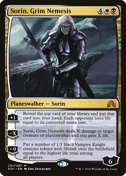 Sorin, Grim Nemesis | Inglés | EX | SOI