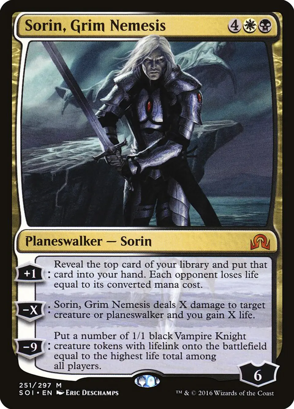 Sorin, Grim Nemesis | Inglés | EX | SOI 1