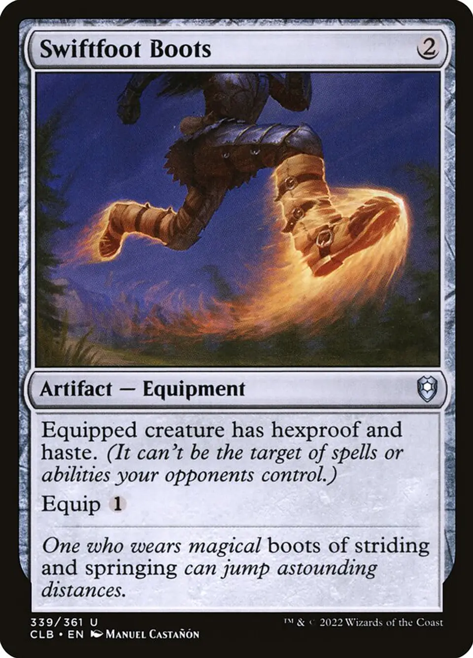 Swiftfoot Boots | Español | NM | CLB 1