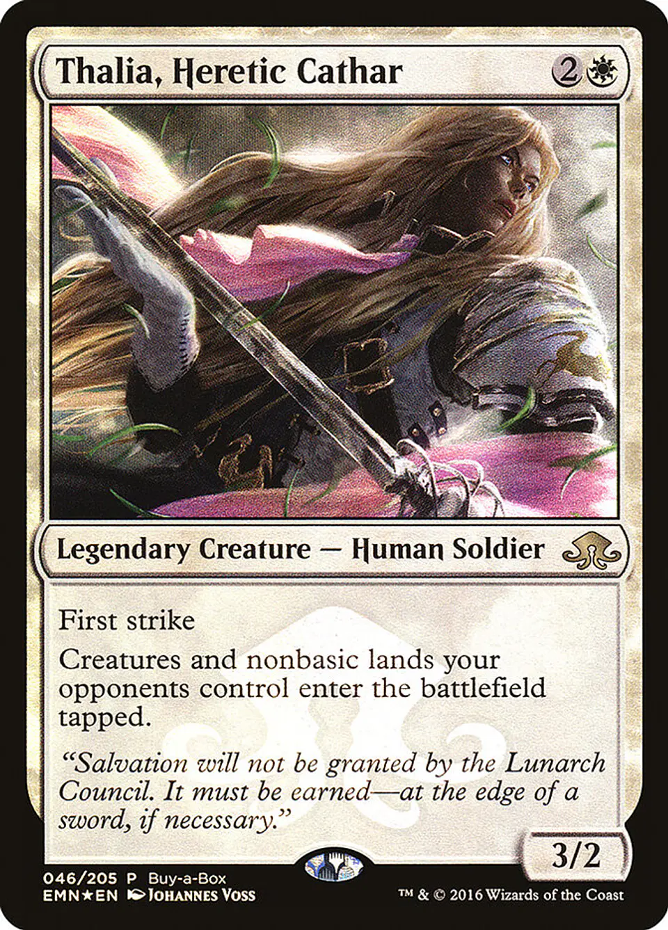 Thalia, Heretic Cathar (foil) | Español | EX | PEMN 1