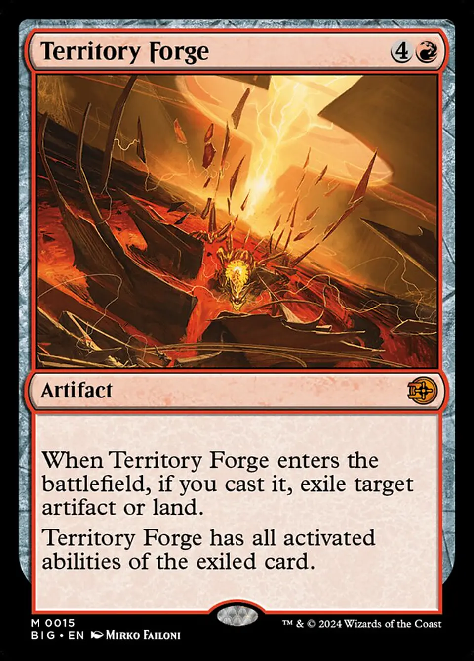 Territory Forge | Inglés | NM | BIG 1