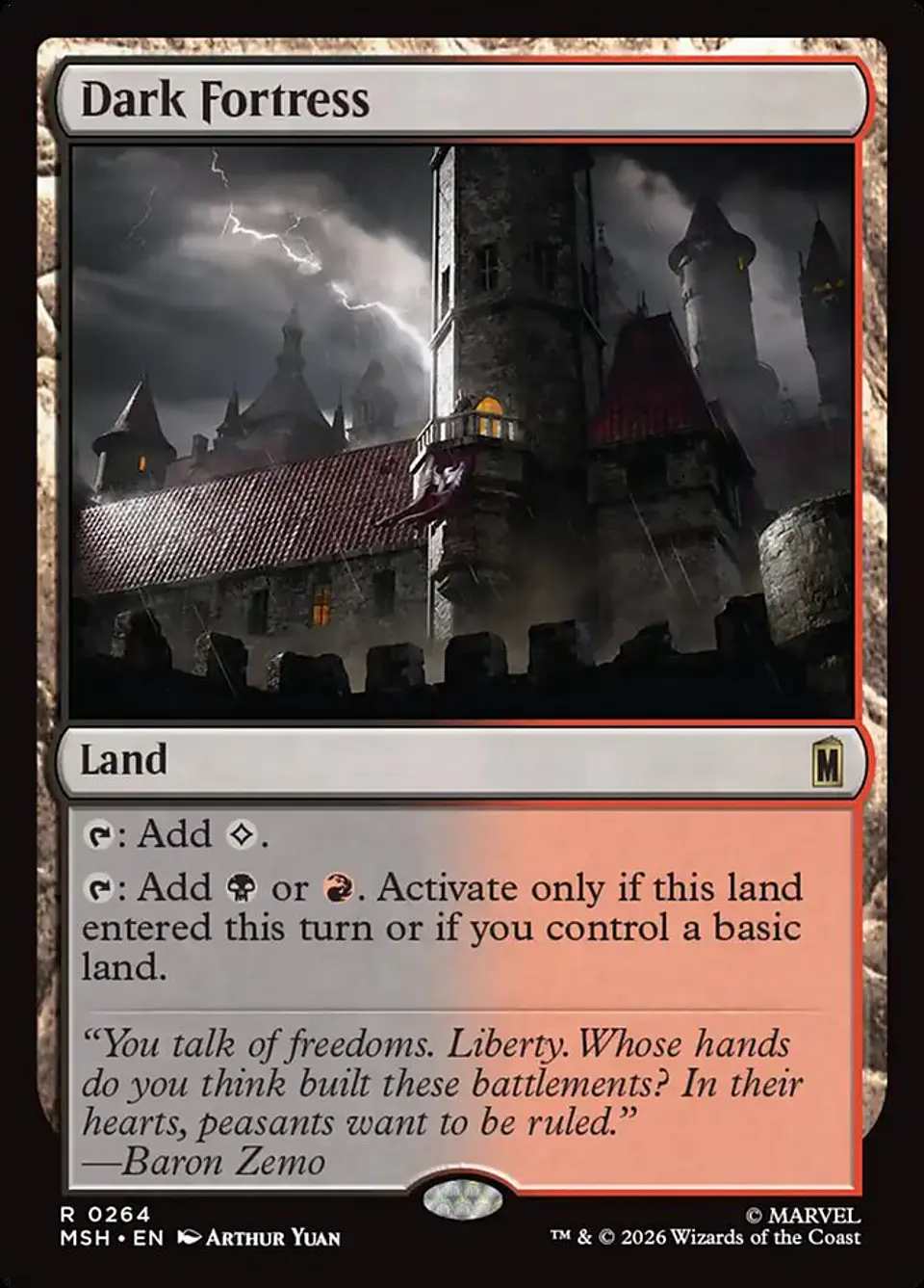 Dark Fortress | Inglés | NM | MSH 1