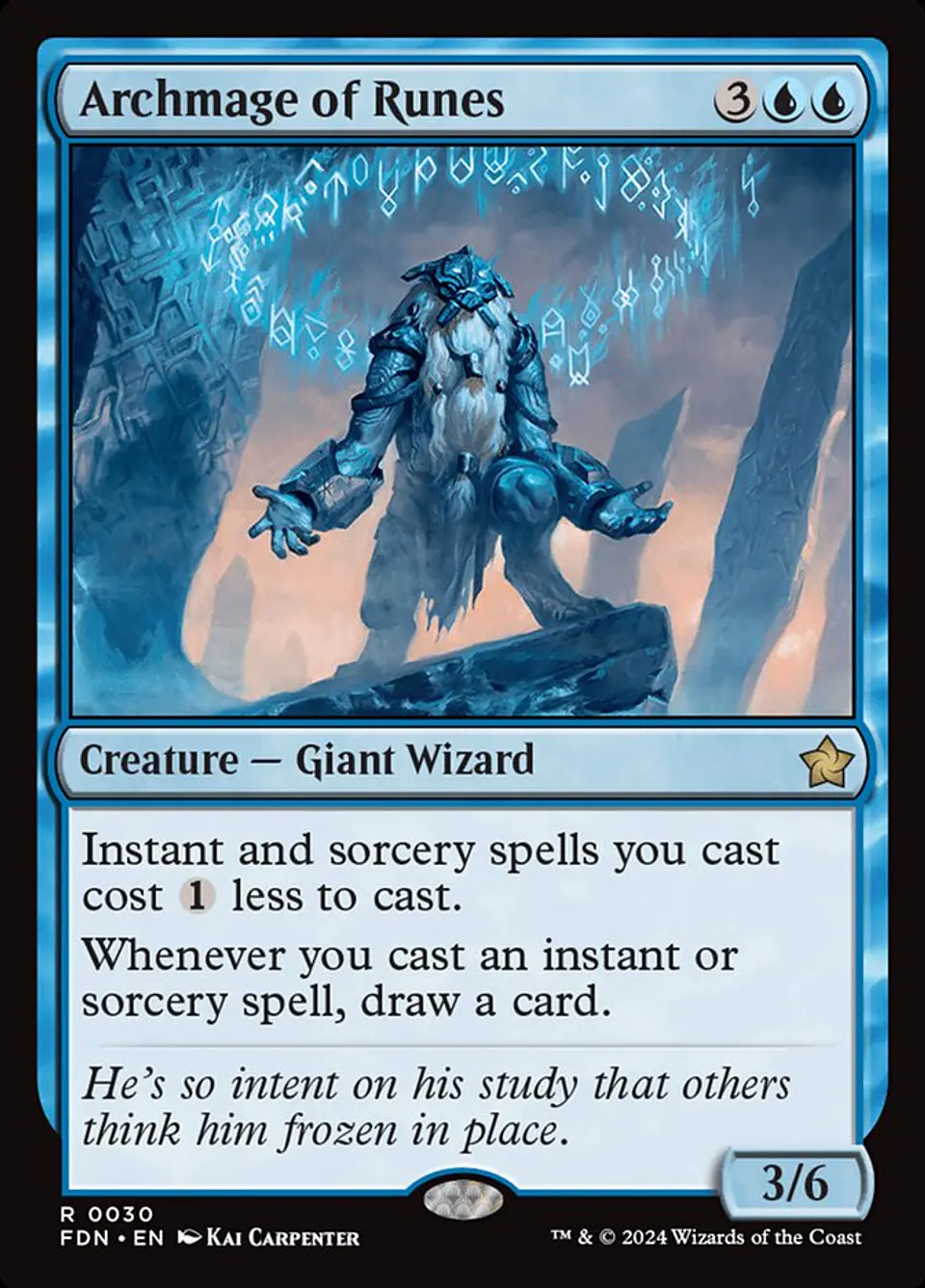 Archmage of Runes | Inglés | NM | FDN 1