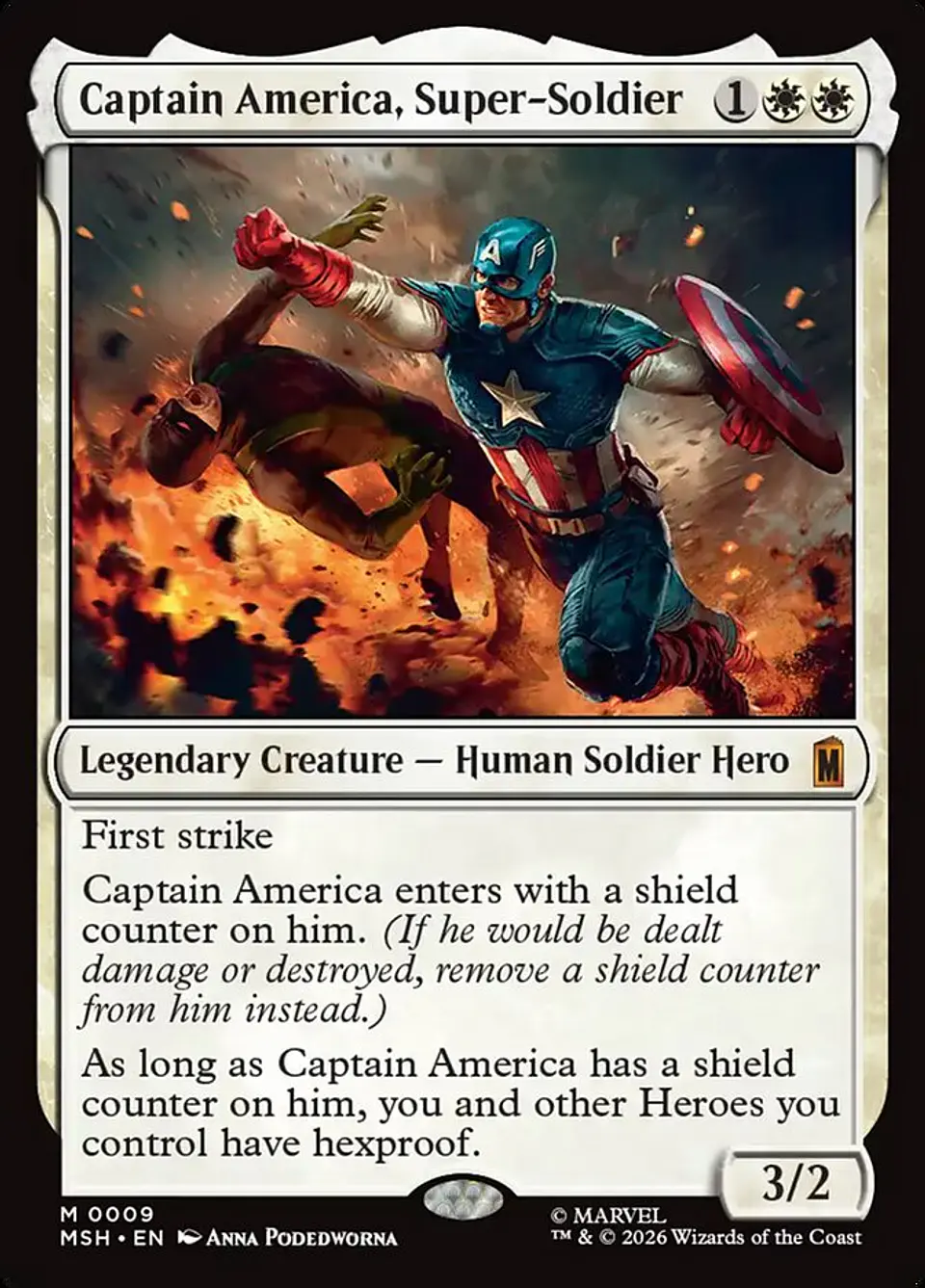 Captain America, Super-Soldier | Inglés | NM | MSH 1