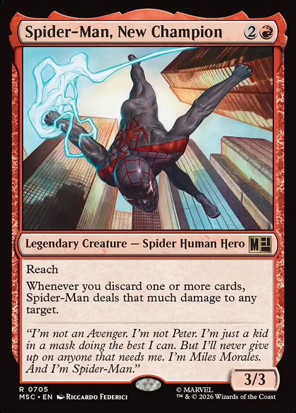 Spider-Man, New Champion | Inglés | NM | MSC 1