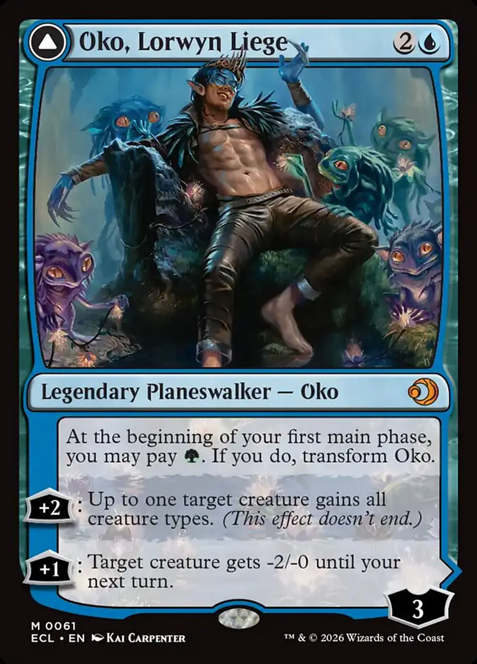 Oko, Lorwyn Liege // Oko, Shadowmoor Scion | Inglés | NM | ECL 1