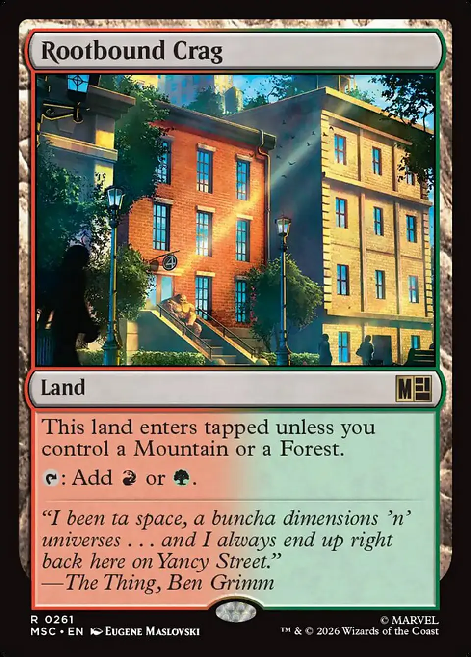 Rootbound Crag (Surge foil) | Inglés | NM | MSC 1