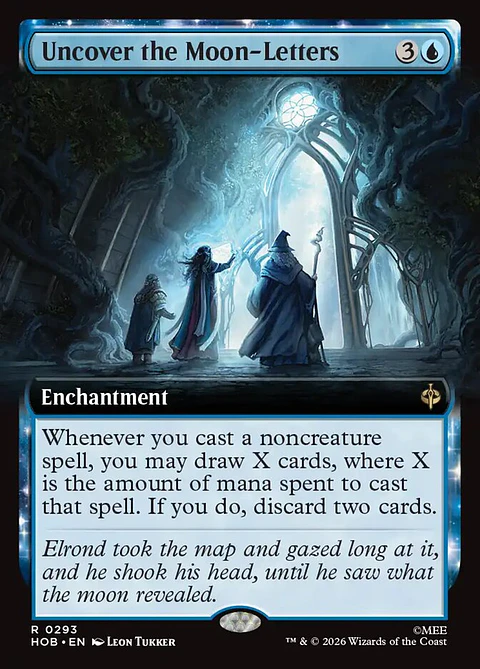 Uncover the Moon-Letters (foil) | Inglés | NM | HOB