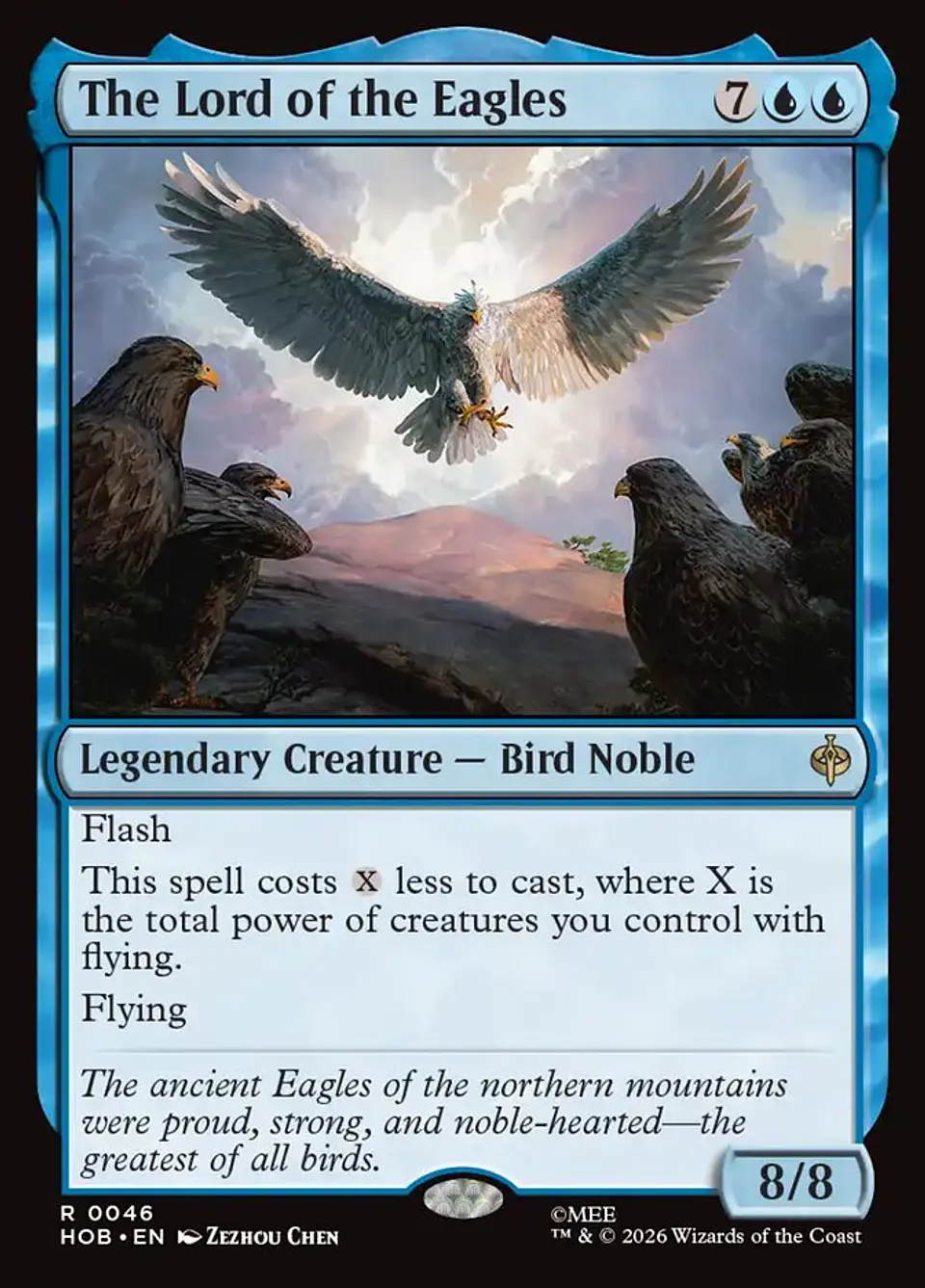 The Lord of the Eagles (foil) | Inglés | NM | HOB 1