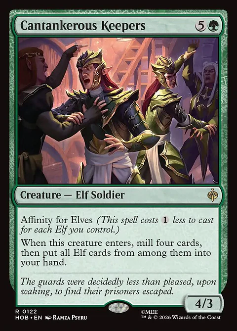 Cantankerous Keepers (foil) | Inglés | NM | HOB