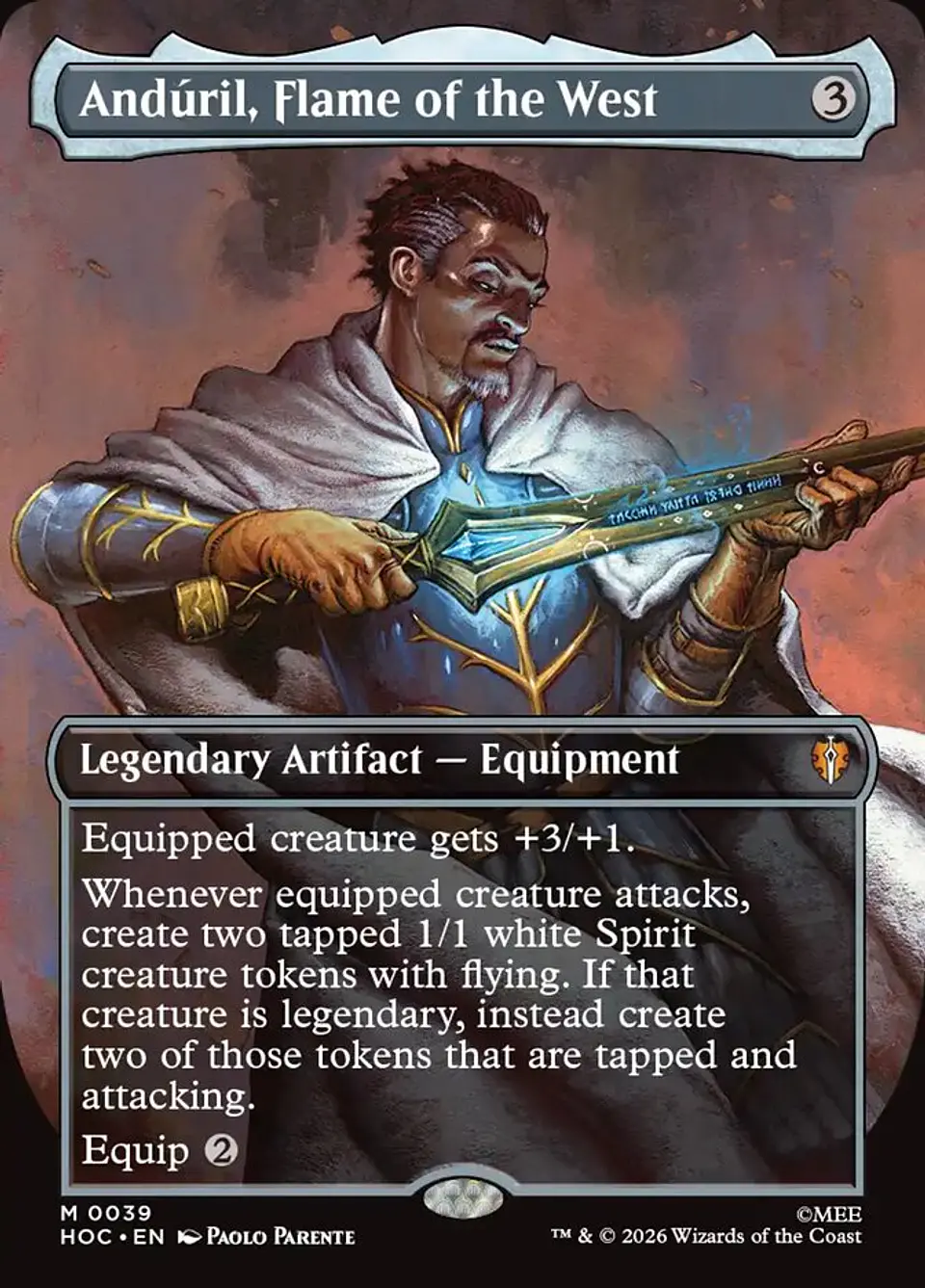 Andúril, Flame of the West | Inglés | NM | HOC 1