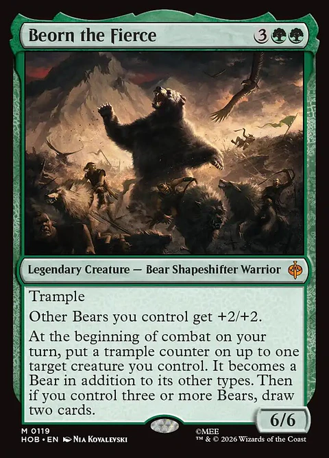 Beorn the Fierce (foil) | Inglés | NM | HOB