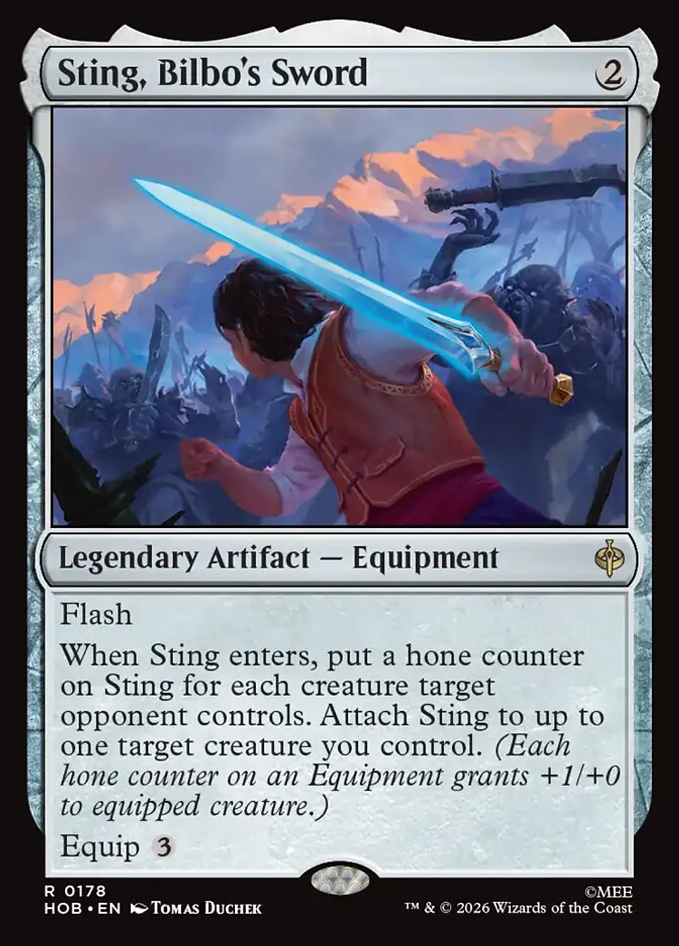 Sting, Bilbo's Sword (foil) | Inglés | NM | HOB 1