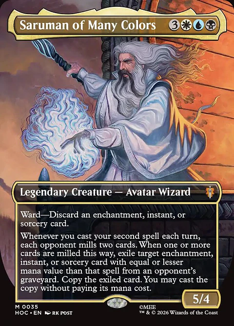 Saruman of Many Colors | Inglés | NM | HOC