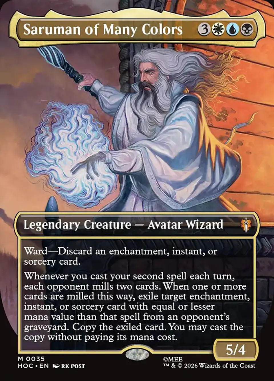 Saruman of Many Colors | Inglés | NM | HOC 1