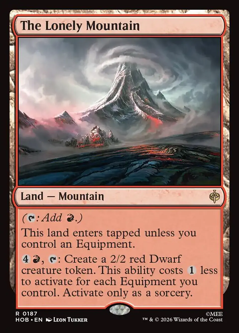 The Lonely Mountain | Inglés | NM | HOB 1