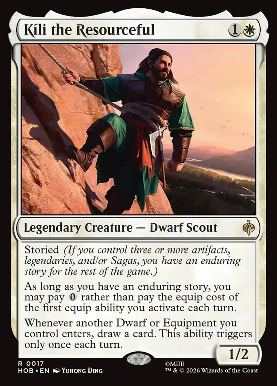 Kíli the Resourceful | Inglés | NM | HOB 1
