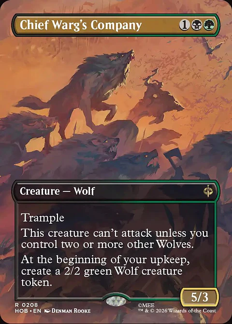Chief Warg's Company | Inglés | NM | HOB