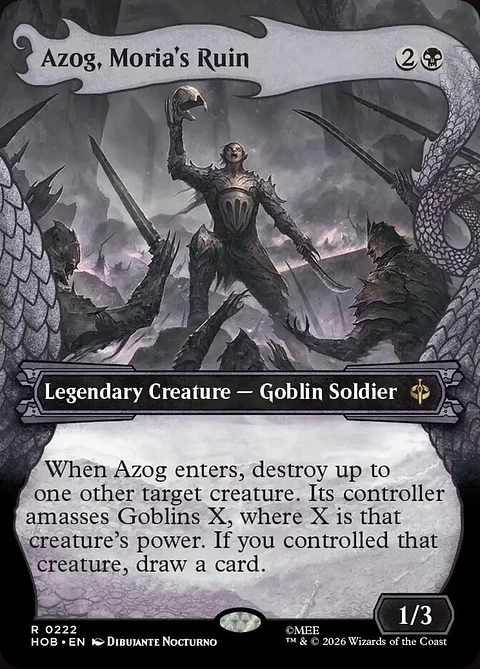 Azog, Moria's Ruin (foil) | Inglés | NM | HOB