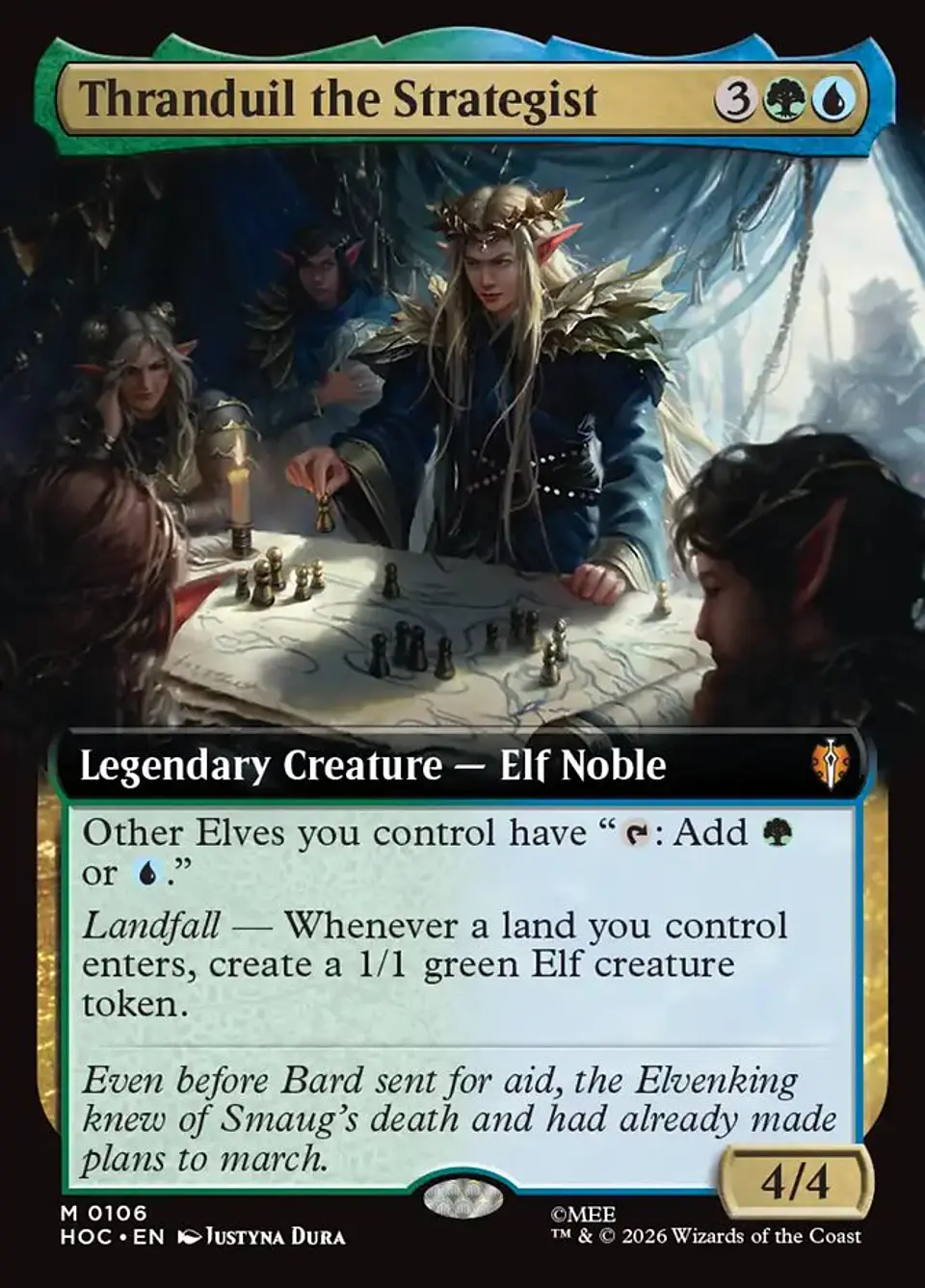 Thranduil the Strategist | Inglés | NM | HOC 1