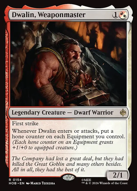 Dwalin, Weaponmaster (foil) | Inglés | NM | HOB