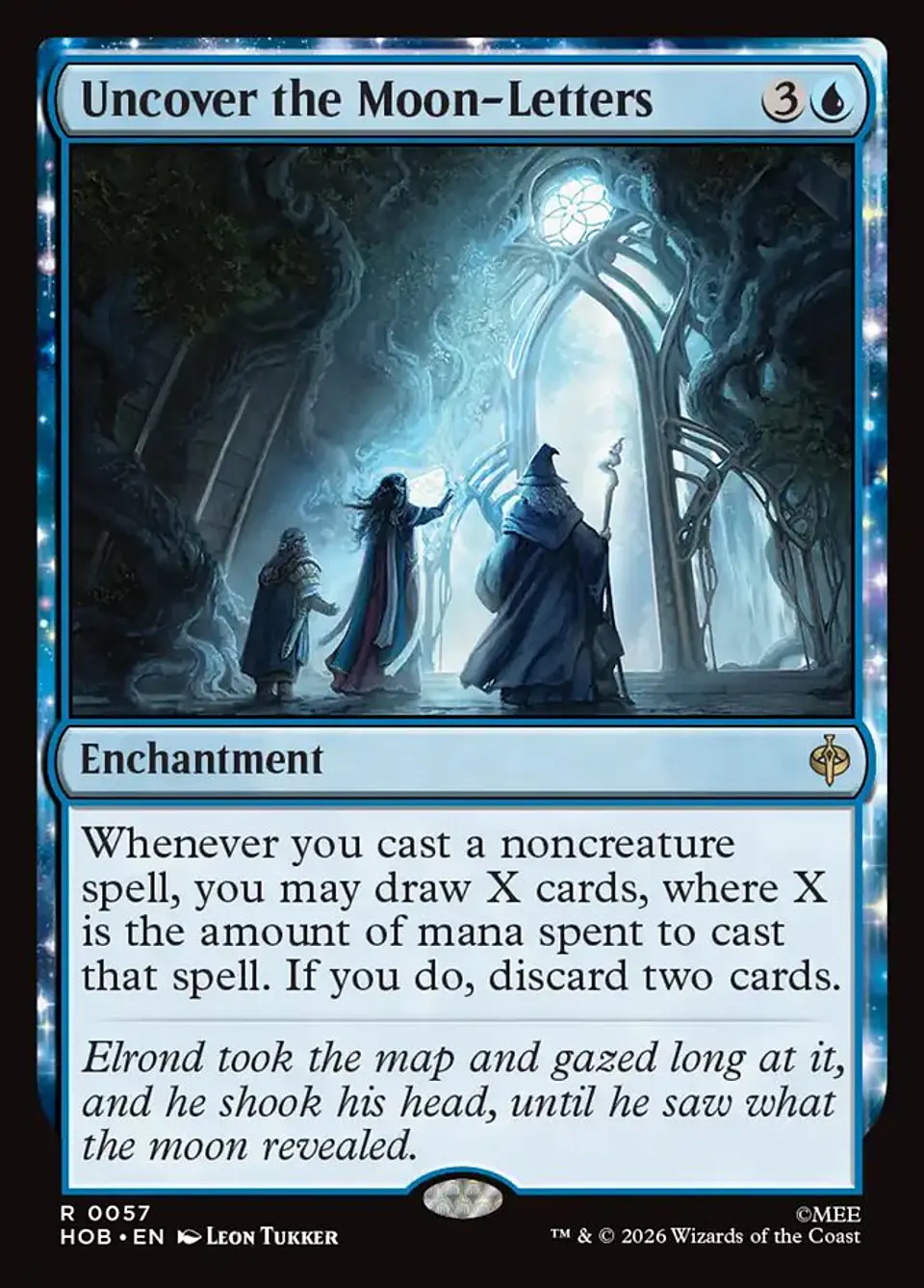 Uncover the Moon-Letters (foil) | Inglés | NM | HOB 1