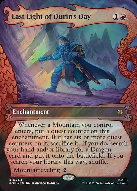 Last Light of Durin's Day (Surge foil) | Inglés | NM | HOB
