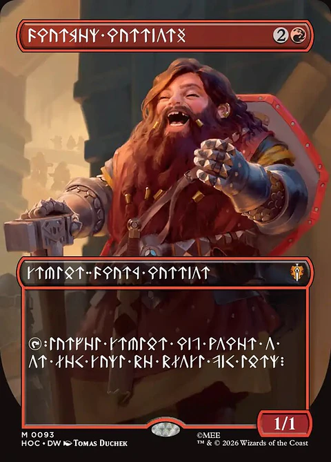 Dwarven Warriors (foil) | Inglés | NM | HOC