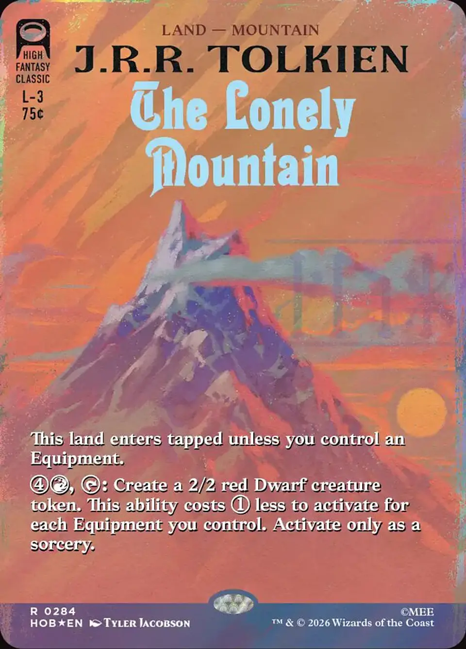 The Lonely Mountain (Surge foil) | Inglés | NM | HOB 1