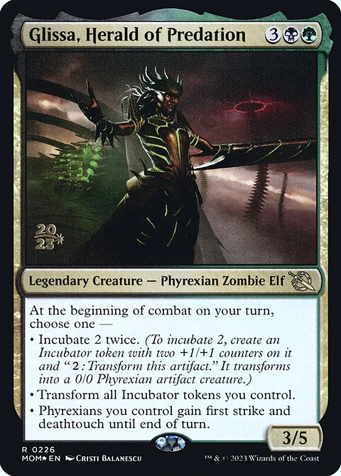 Glissa, Herald of Predation (Launch foil) | Español | NM | PMOM