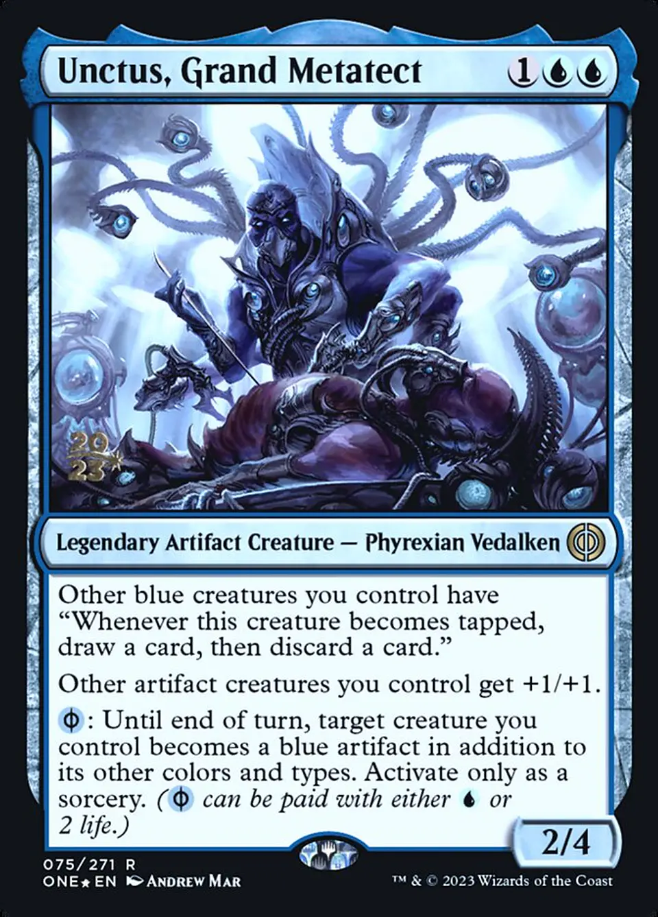 Unctus, Grand Metatect (Launch foil) | Español | NM | PONE 1