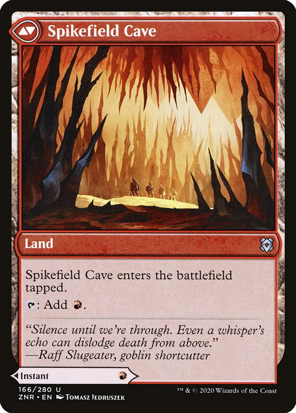 Spikefield Hazard // Spikefield Cave | Español | NM | ZNR 2