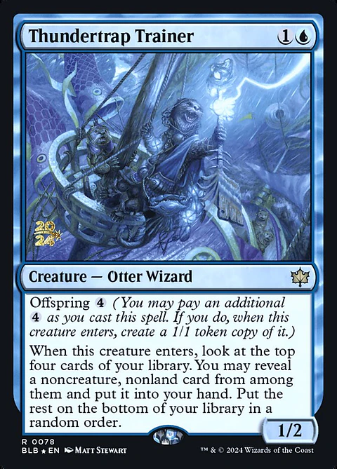 Thundertrap Trainer (Launch foil) | Español | NM | PBLB