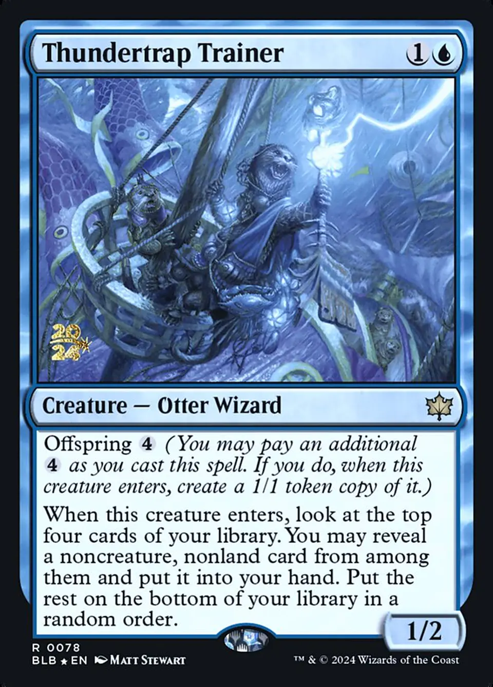 Thundertrap Trainer (Launch foil) | Español | NM | PBLB 1